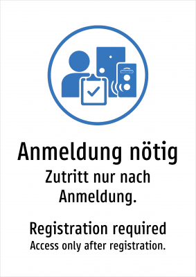 Anmeldung nötig - Zutritt nur nach Anmeldung.