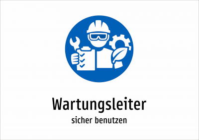 Wartungsleiter - sicher benutzen