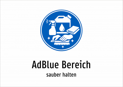 AdBlue Bereich - sauber halten