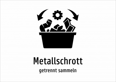 Metallschrott - getrennt sammeln