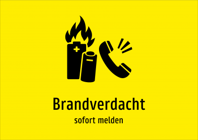 Brandverdacht - sofort melden
