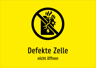 Defekte Zelle - nicht öffnen