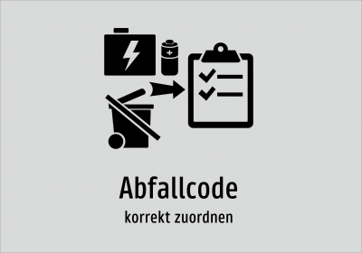 Abfallcode - korrekt zuordnen