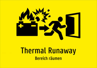 Thermal Runaway - Bereich räumen