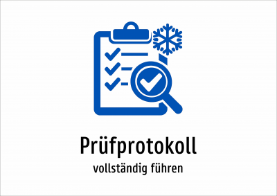 Prüfprotokoll - vollständig führen