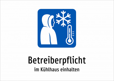 Betreiberpflicht - im Kühlhaus einhalten
