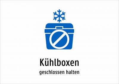 Kühlboxen - geschlossen halten