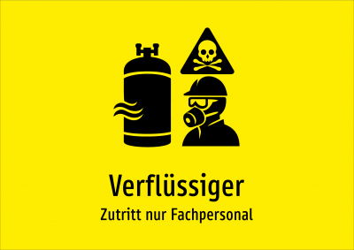 Verflüssiger - Zutritt nur Fachpersonal