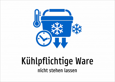 Kühlpflichtige Ware - nicht stehen lassen