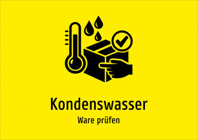 Kondenswasser - Ware prüfen