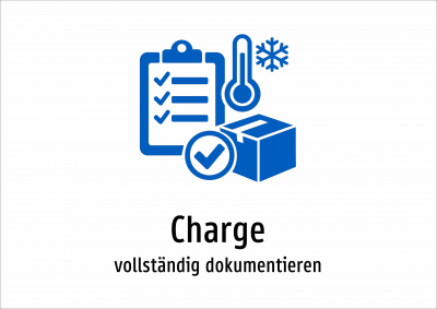 Charge - vollständig dokumentieren