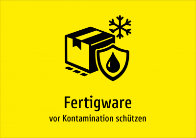 Fertigware - vor Kontamination schützen