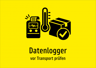 Datenlogger - vor Transport prüfen