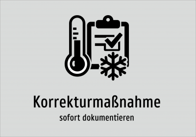 Korrekturmaßnahme - sofort dokumentieren