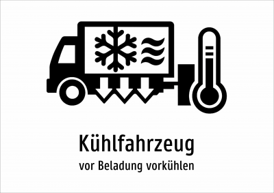 Kühlfahrzeug - vor Beladung vorkühlen