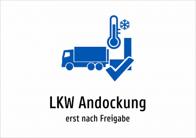 LKW Andockung - erst nach Freigabe