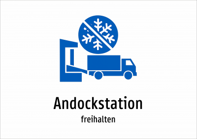 Andockstation - freihalten