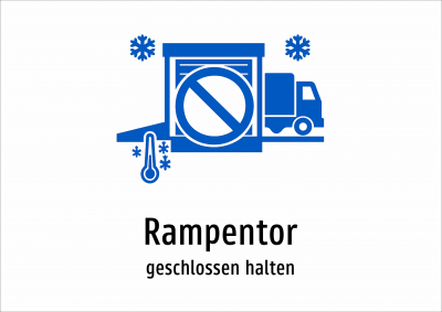 Rampentor - geschlossen halten