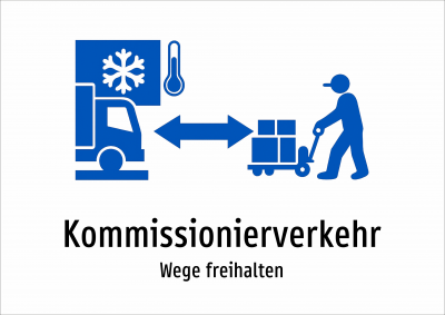 Kommissionierverkehr - Wege freihalten