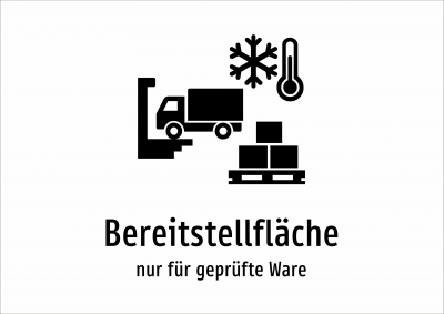 Bereitstellfläche - nur für geprüfte Ware