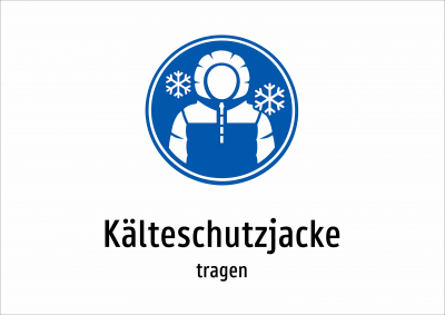 Kälteschutzjacke - tragen