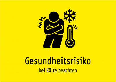 Gesundheitsrisiko - bei Kälte beachten