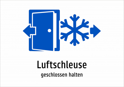 Luftschleuse - geschlossen halten