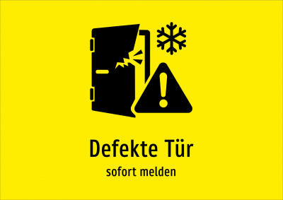 Defekte Tür - sofort melden