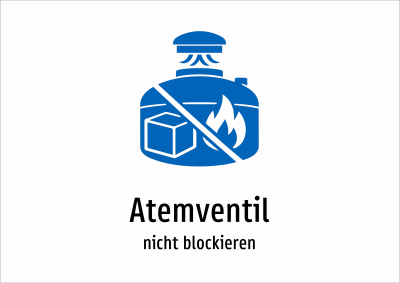 Atemventil - nicht blockieren
