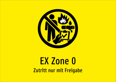 EX Zone 0 - Zutritt nur mit Freigabe