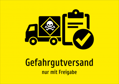 Gefahrgutversand - nur mit Freigabe