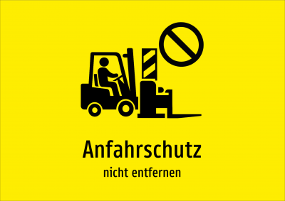 Anfahrschutz - nicht entfernen