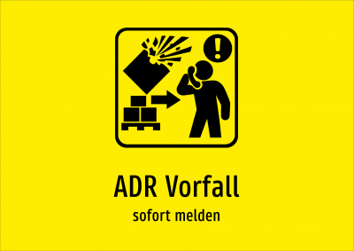 ADR Vorfall - sofort melden