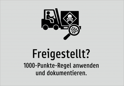 Freigestellt? - 1000-Punkte-Regel anwenden und dokumentieren.