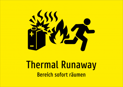 Thermal Runaway - Bereich sofort räumen