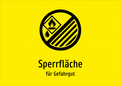Sperrfläche - für Gefahrgut
