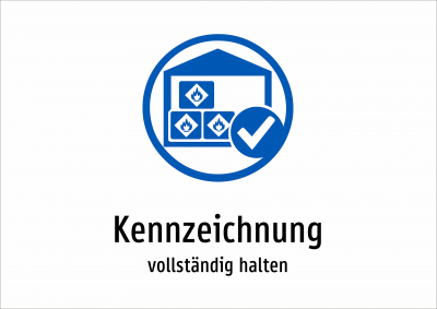 Kennzeichnung - vollständig halten