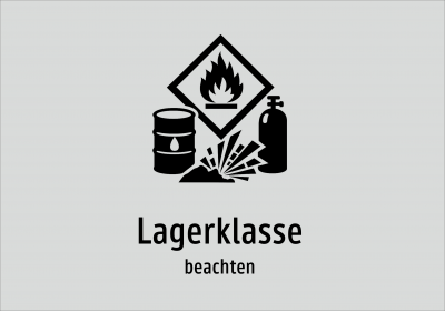 Lagerklasse - beachten
