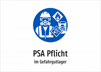 PSA Pflicht - im Gefahrgutlager
