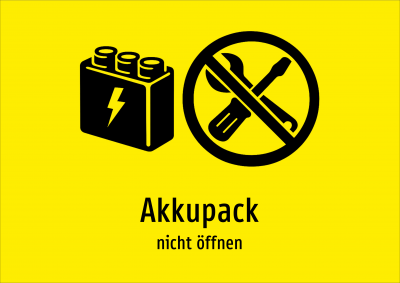 Akkupack - nicht öffnen