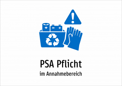 PSA Pflicht - im Annahmebereich