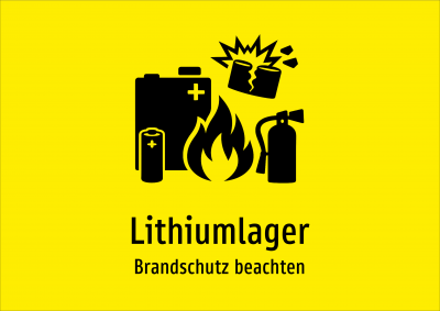 Lithiumlager - Brandschutz beachten