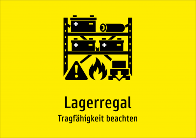 Lagerregal - Tragfähigkeit beachten