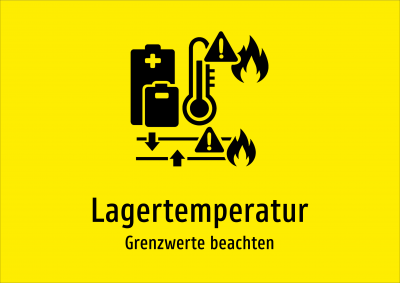Lagertemperatur - Grenzwerte beachten