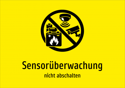 Sensorüberwachung - nicht abschalten