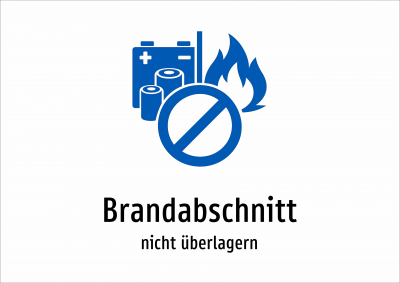 Brandabschnitt - nicht überlagern