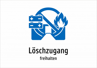 Löschzugang - freihalten