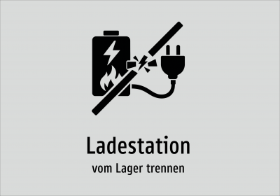 Ladestation - vom Lager trennen