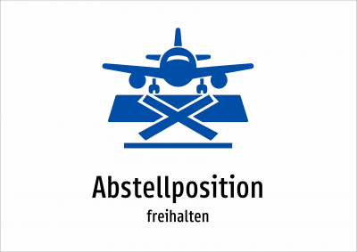Abstellposition - freihalten