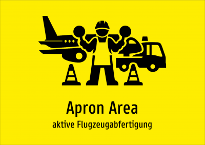 Apron Area - aktive Flugzeugabfertigung